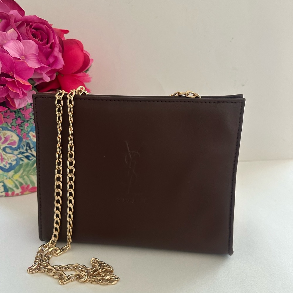 YSL Yves Saint Laurent Beauty Cosmetic Bag Novelty NWT - Picture 3 of 9